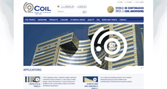 Desktop Screenshot of coil.be